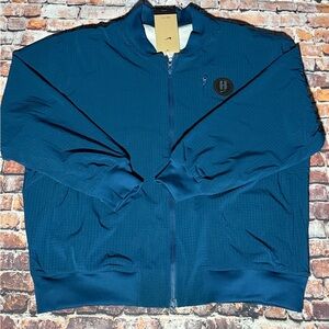 Nike Men's Deep Blue Zip-Up Sweater